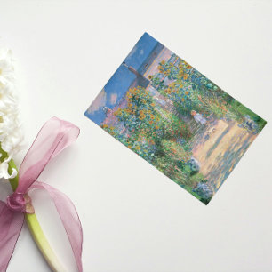 Konstnären vid Vétheuil av Claude Monet Vykort