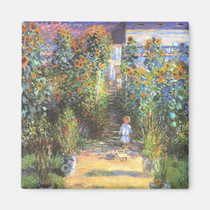 Konstnären vid Vetheuil - Claude Monet Magnet