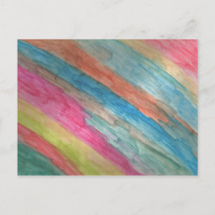 Konstnären vycard Watercolor Rand Vykort