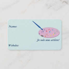 Konstnärens Affärskort Visitkort