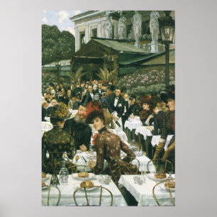 Konstnärens Dam av James Tissot, Vintage Art Poster