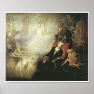 Konstnärens dröm, 1857 poster