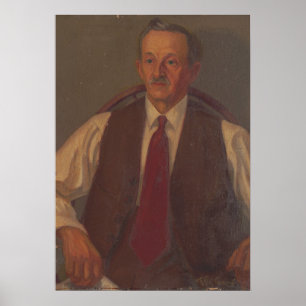 Konstnärens far - Kulhanek Porträtt (1942) Poster