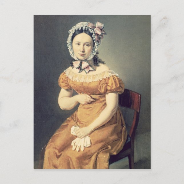 Konstnärens fru Catharine, 1825 Vykort (Framsida)