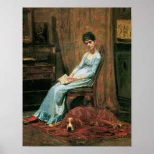 Konstnärens fru och hans Hund Poster