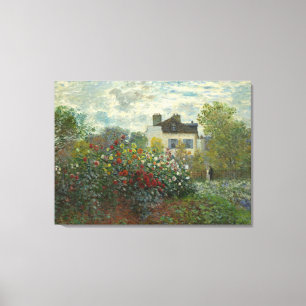 Konstnärens Garden i Argentina Claude Monet Canvastryck