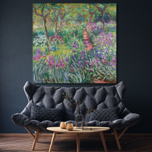 Konstnärens Garden i Giverny, Monet Canvastryck