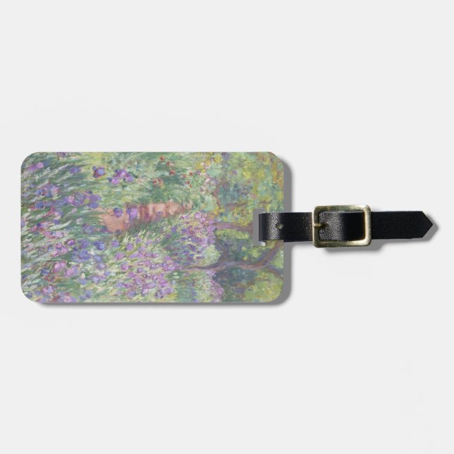 Konstnärens Garden in Giverny av Claude Monet Bagagebricka (Horisontell Framsida)