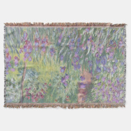 Konstnärens Garden in Giverny av Claude Monet Filt