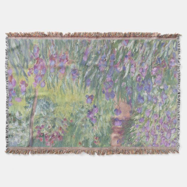 Konstnärens Garden in Giverny av Claude Monet Filt (Framsidan)