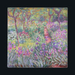 Konstnärens Garden in Giverny av Claude Monet Magnet<br><div class="desc">Konstnärens trädgård i Givernyby Claude Monet</div>