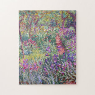 Konstnärens Garden in Giverny av Claude Monet Pussel