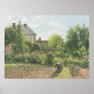 Konstnärens Garden på Eragny Camille Pissaro Poster