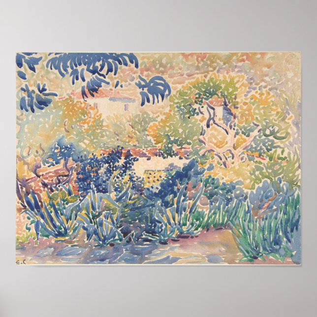 Konstnärens Garden på Saint-Clair | 1904-5 Poster (Framsidan)