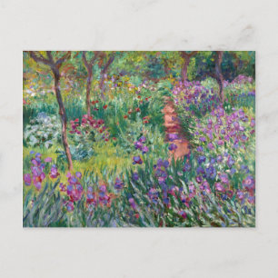 Konstnärens Garden vid Giverny av Claude Monet Vykort