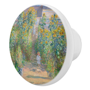 Konstnärens Garden vid Vétheuil av Claude Monet Knopp