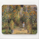 Konstnärens Garden vid Vetheuil av Claude Monet Musmatta<br><div class="desc">Konstnärets Garden vid Vetheuil (1880) av Claude Monet är en vintage, en bra konst blommigt naturmålning. En ung flicka flankeras under sommarsäsongen av höga blommande solroblommor i gult. Ett barn står i en väg i Monets trädgård i Vetheuil (en förort till Paris). Om konstnären: Claude Monet (1840-1926) var en av...</div>
