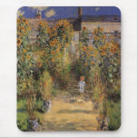 Konstnärens Garden vid Vetheuil av Claude Monet Musmatta<br><div class="desc">Konstnärets Garden vid Vetheuil (1880) av Claude Monet är en vintage, en bra konst blommigt naturmålning. En ung flicka flankeras under sommarsäsongen av höga blommande solroblommor i gult. Ett barn står i en väg i Monets trädgård i Vetheuil (en förort till Paris). Om konstnären: Claude Monet (1840-1926) var en av...</div>