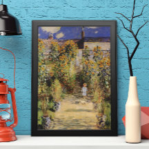 Konstnärens Garden vid Vetheuil av Claude Monet