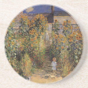 Konstnärens Garden vid Vetheuil av Claude Monet Underlägg