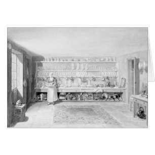 Konstnärens kö i Francis Street, 1846 Hälsningskort