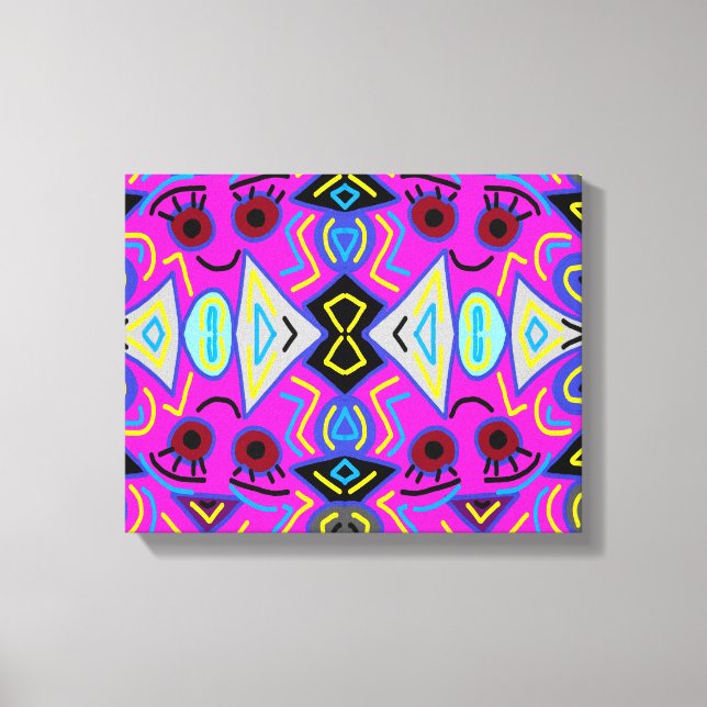 Konstnärens ögon canvastryck (Framsida)