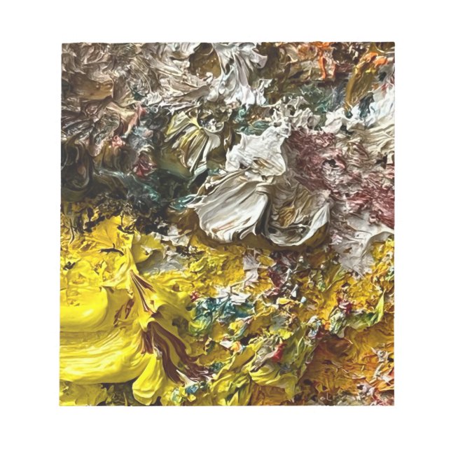 Konstnärens palett nr 1 anteckningsblock (Framsida)