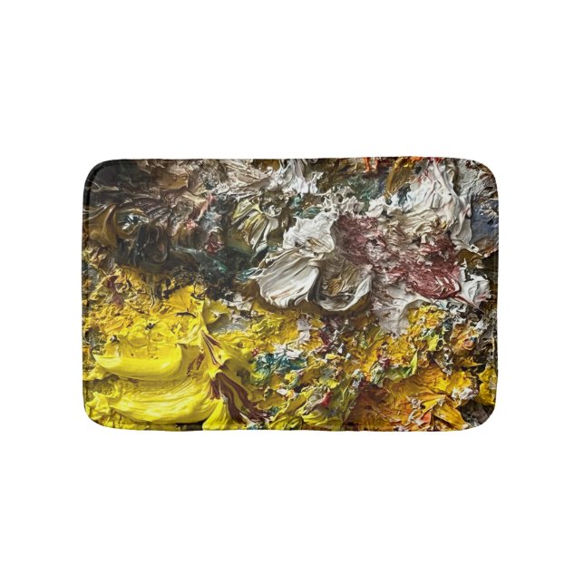 Konstnärens palett nr 1 badrumsmatta (Framsidan)