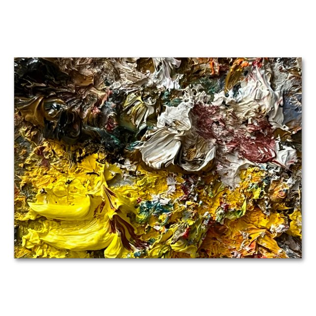 Konstnärens palett nr 1 bordsnummer (Framsidan)