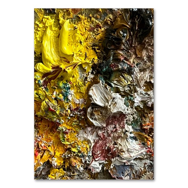 Konstnärens palett nr 1 bordsnummer (Framsidan)