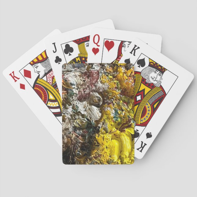 Konstnärens palett nr 1 casinokort (Baksidan)