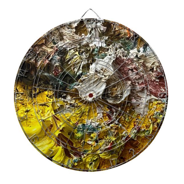 Konstnärens palett nr 1 darttavla (Framsidan)