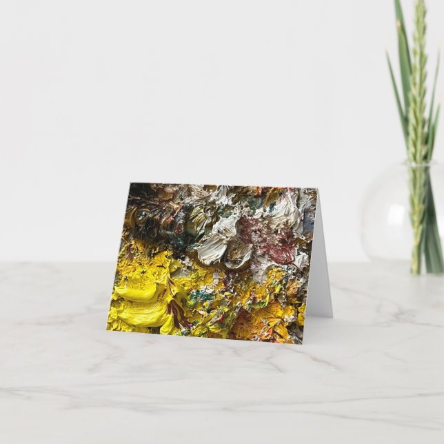 Konstnärens palett nr 1 helgkort (Framsida)