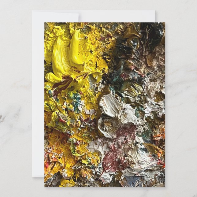 Konstnärens palett nr 1 kort (Framsida)