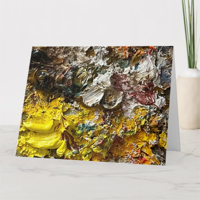 Konstnärens palett nr 1 kort (Framsida)