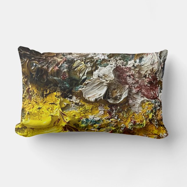 Konstnärens palett nr 1 lumbarkudde (Framsida)