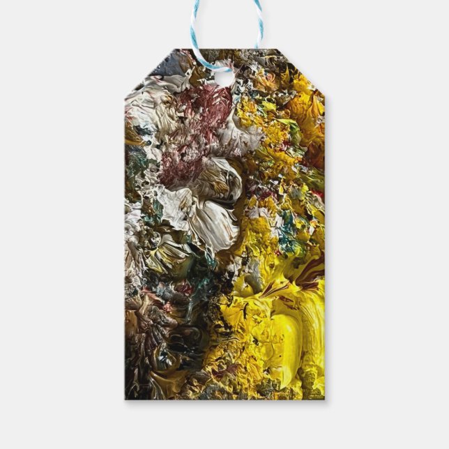 Konstnärens palett nr 1 presentetikett (Framsidan)