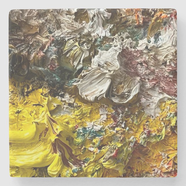 Konstnärens palett nr 1 stenunderlägg (Framsidan)