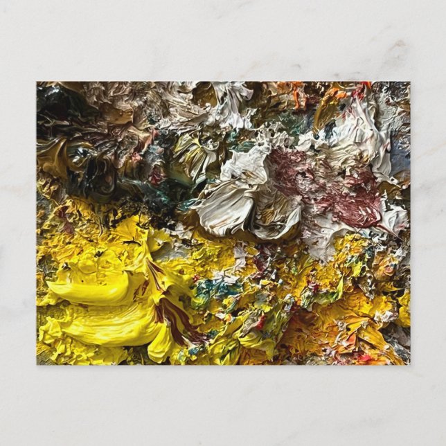 Konstnärens palett nr 1 vykort (Framsida)