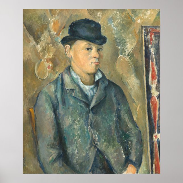 Konstnärens son, Paul - Paul Cézanne Fine Art Poster (Framsidan)