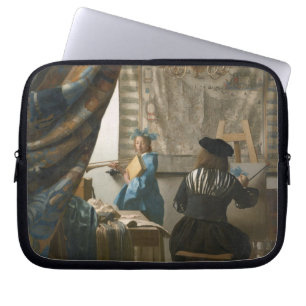 Konstnärens studio, c.1665-66 (olja på kanfas) laptop fodral