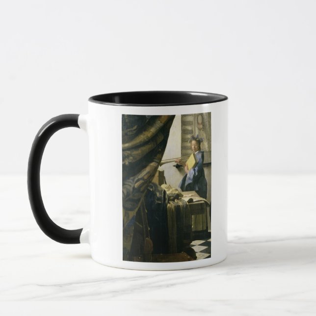Konstnärens studio, c.1665-6 mugg (Vänster)
