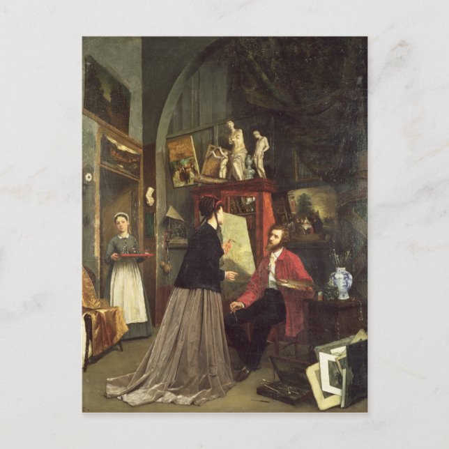 Konstnärens Studio Vykort (Framsida)