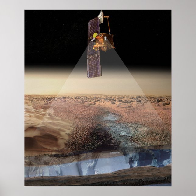 Konstnärens syn på Odyssey Detection Ice Poster (Framsidan)