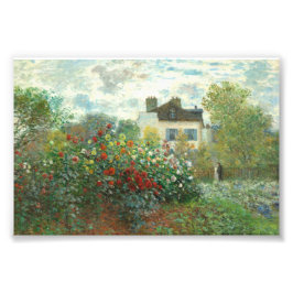 Konstnärens trädgård i Argentina av Claude Monet Fototryck