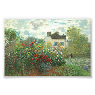 Konstnärens trädgård i Argentina av Claude Monet Fototryck