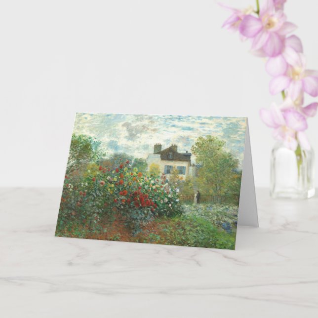 Konstnärens trädgård i Argentina av Claude Monet Kort (Orkide)