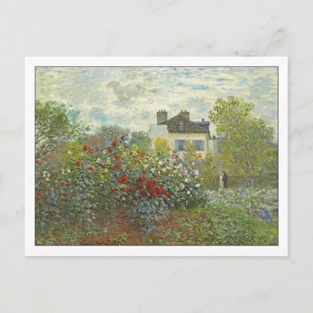 Konstnärens trädgård i Argentina av Monet Vykort (Framsida)
