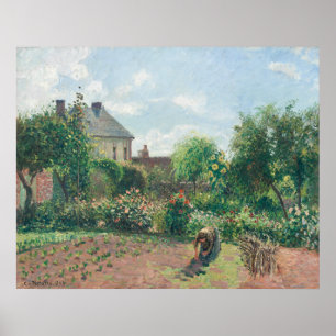 Konstnärens trädgård i Eragny (1898) Poster