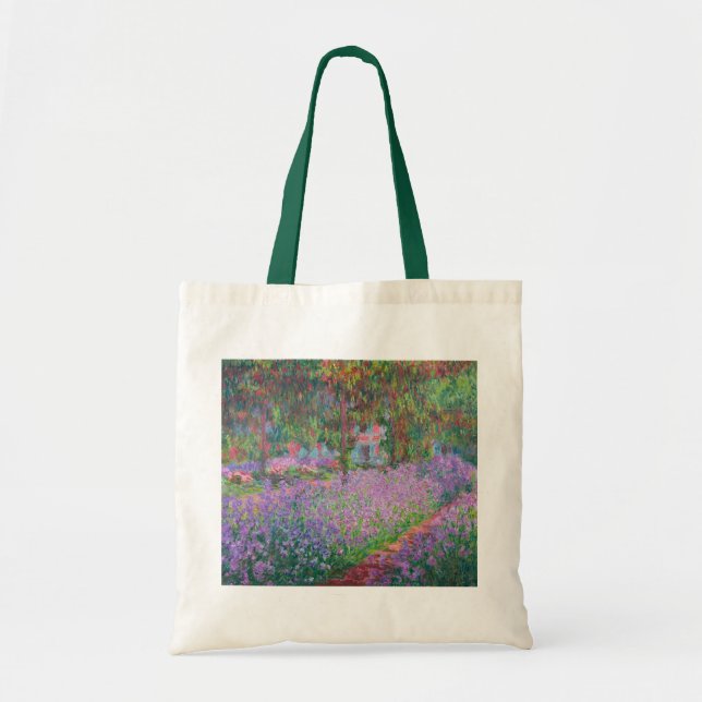 Konstnärens trädgård i Giverny av Claude Monet Tygkasse (Framsidan)
